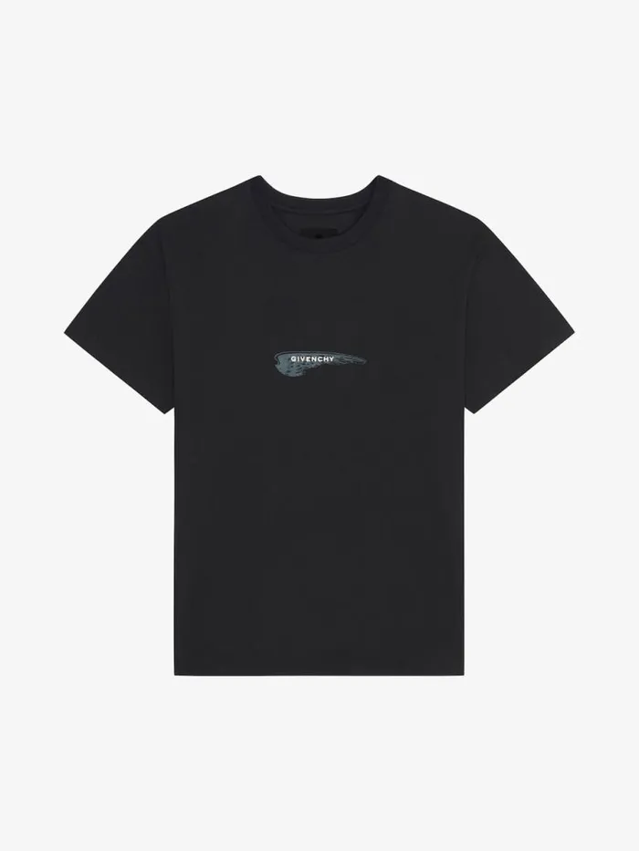 TShirt In Cotton Wings Black Men Givenchy TShirts