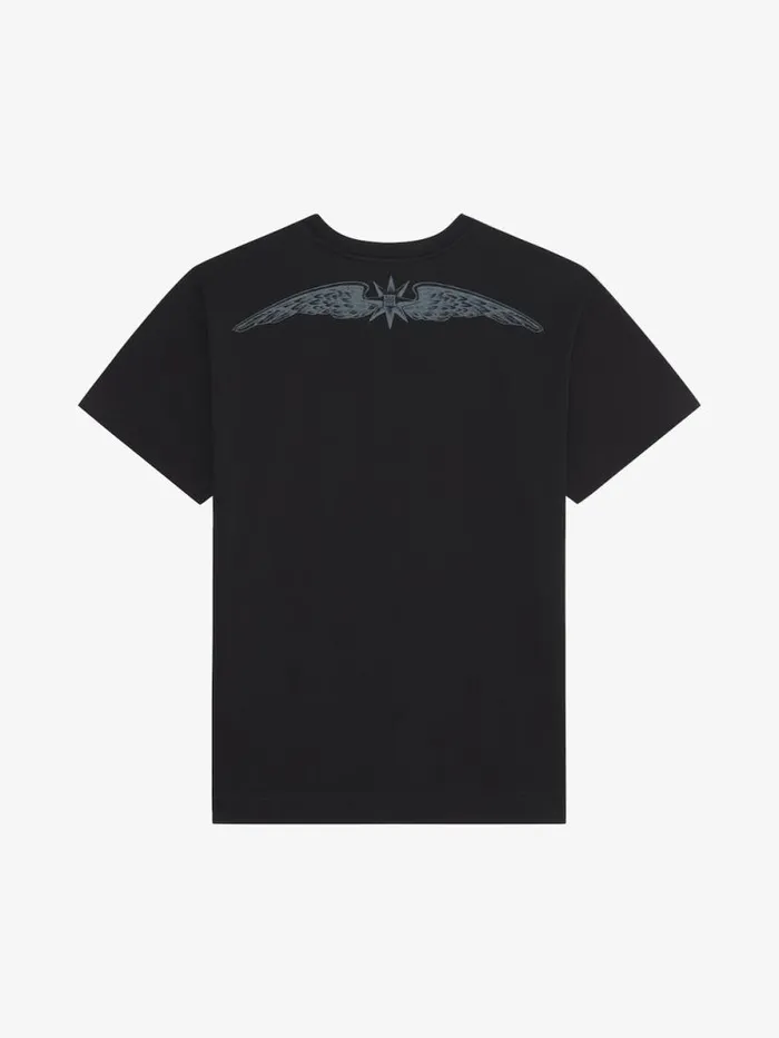 TShirt In Cotton Wings Black Men Givenchy TShirts
