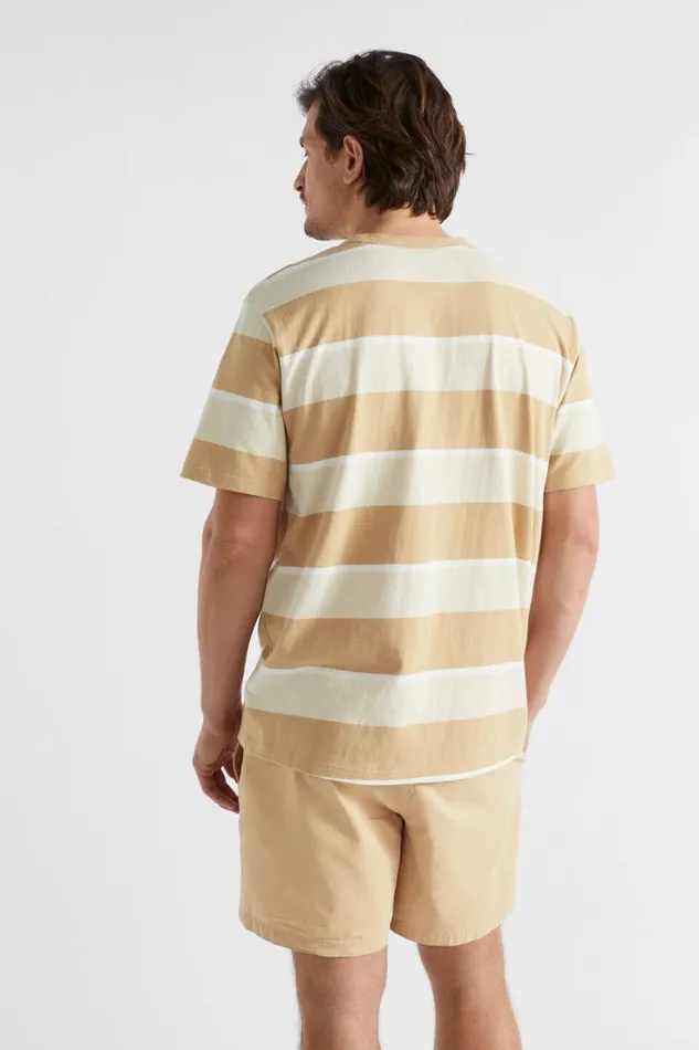 TShirts and Sweaters Man Seed Heritage Classic Stripe Tee Sand Stripe