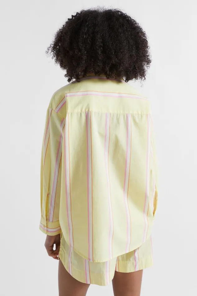 TShirts and Tops Teen Girl Seed Heritage Poplin Overshirt Lemonade