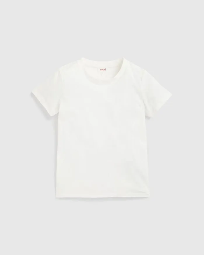 Teen Boy Boy Seed Heritage Core Basic Tee Vintage White