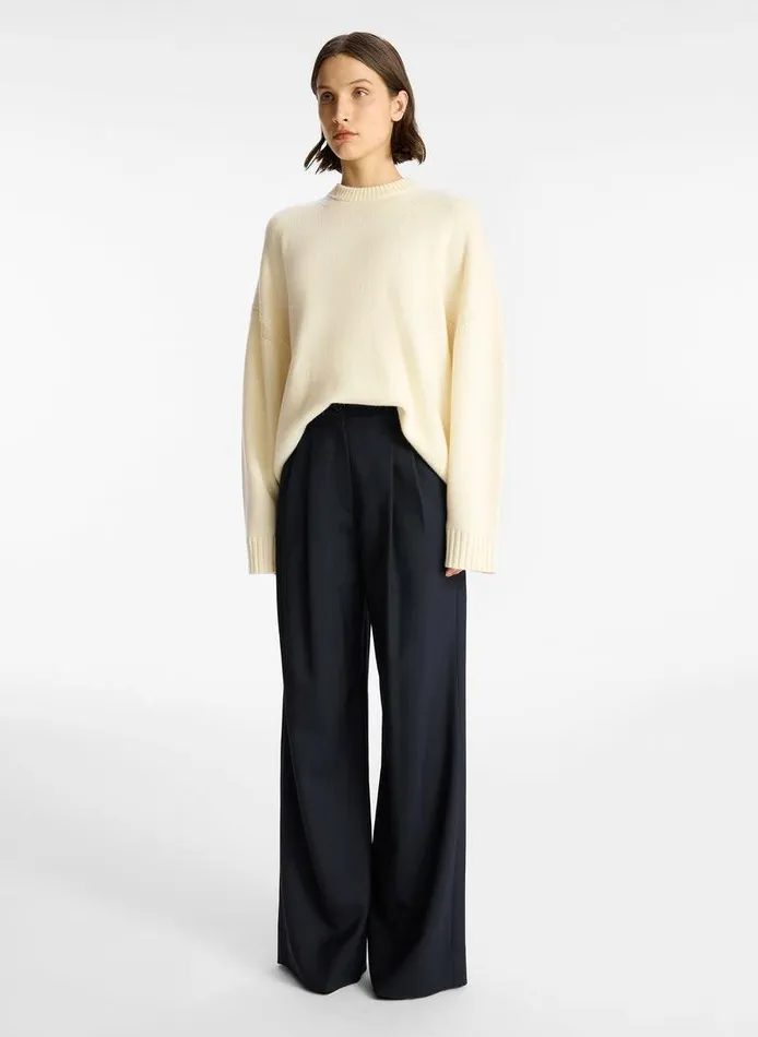 Tees and Tanks Women ALC Ayden Wool Cashmere Sweater White Tees and Tanks Women ALC Ayden Wool Cashmere Sweater White