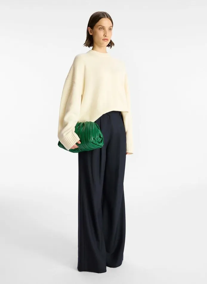 Tees and Tanks Women ALC Ayden Wool Cashmere Sweater White Tees and Tanks Women ALC Ayden Wool Cashmere Sweater White