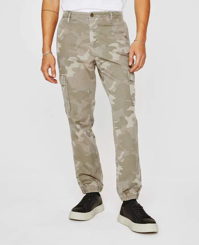 Tellis Cargo At Ease Camo Natural Multi Men AG Jeans Pants Tellis Cargo At Ease Camo Natural Multi Men AG Jeans Pants