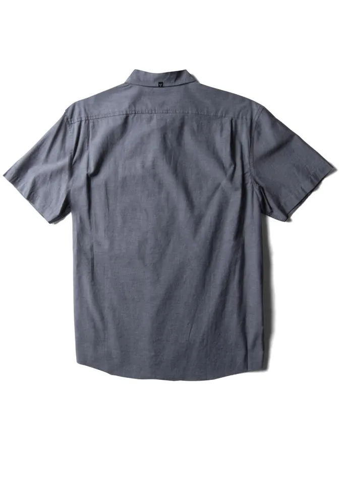The Box Eco Ss Shirt Dark Naval Men Vissla Shirts and Flannels