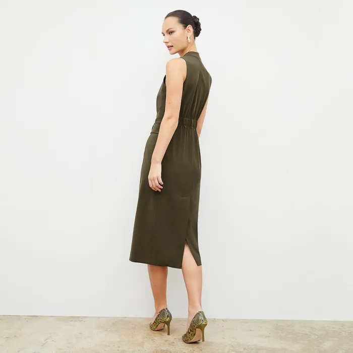 The Cassandra Dress 8211 OrigamiTech Olive Women Dresses M M LaFleur