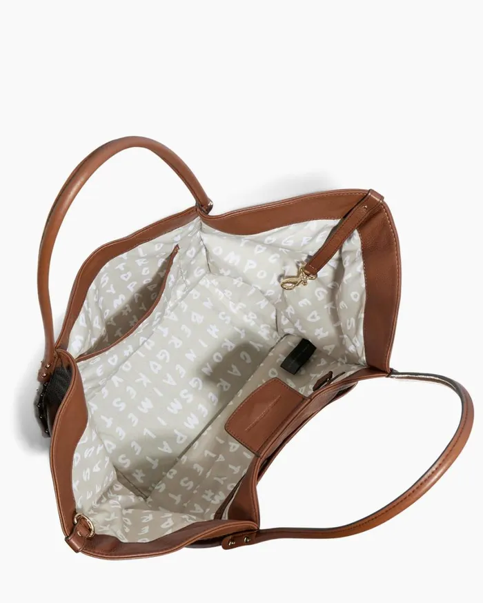 The Lenny Tote Chestnut Women Aimee Kestenberg Tote Bags