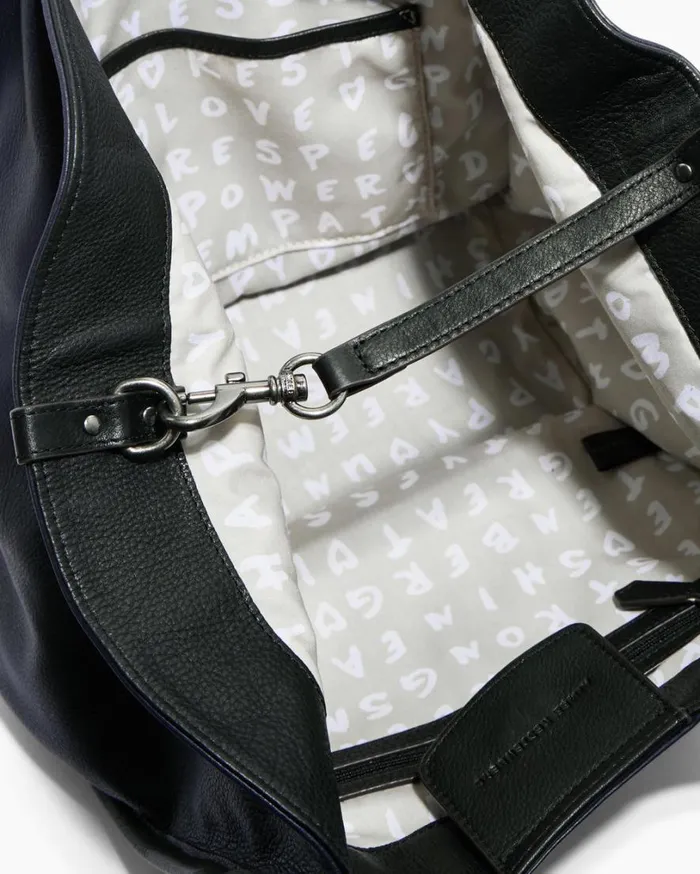 The Lenny Tote Ink Blue With Black Women Aimee Kestenberg Tote Bags
