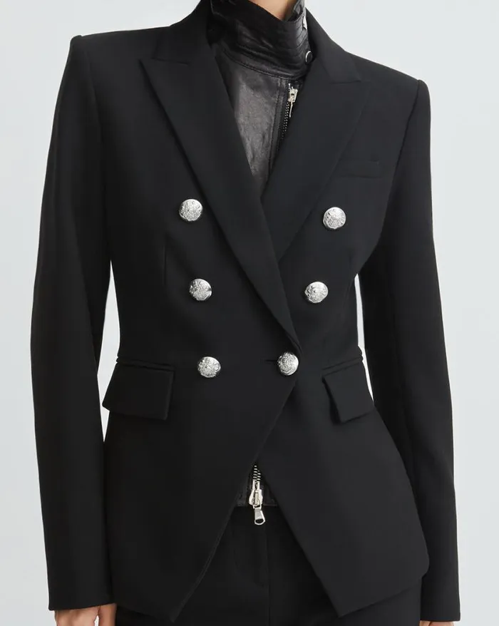 The Miller Jacket Jackets Veronica Beard Miller Dickey Jacket Moto Dickey Set Blackblack