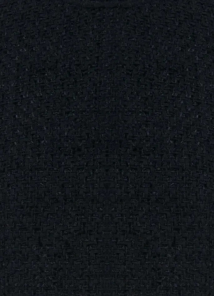 Tops and Shirts Women LEO LIN Indie Tweed Sleeve Top 8211 Ebony