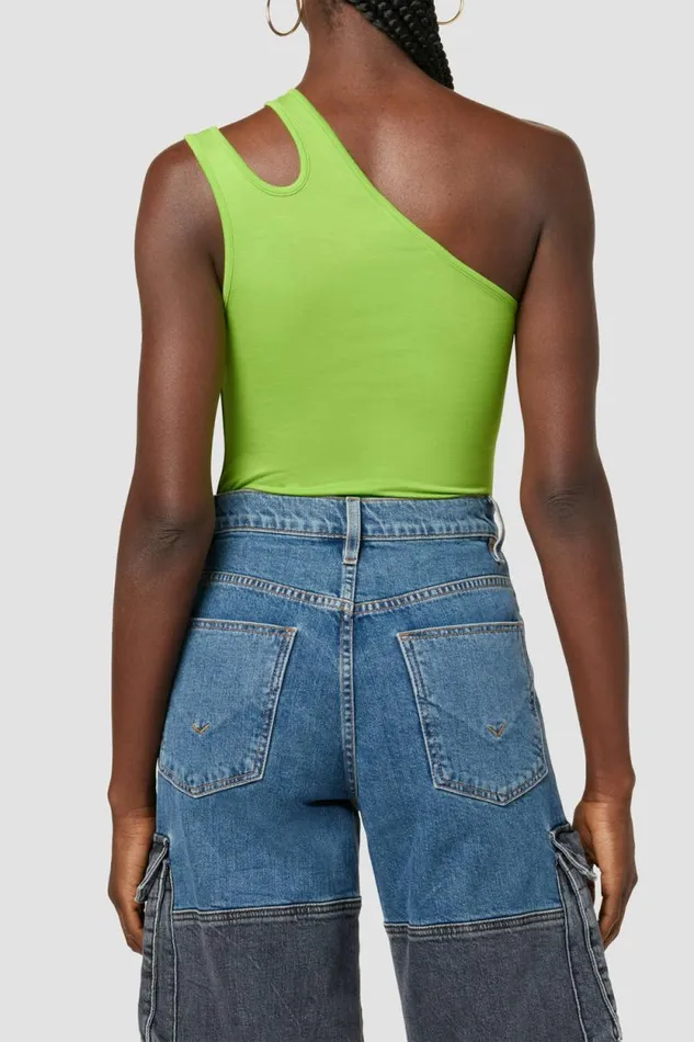 Tops and Sweaters Women Hudson Jeans Hudson X Zoe Costello Asymmetrical Bodysuit Gecko Green Tops and Sweaters Women Hudson Jeans Hudson X Zoe Costello Asymmetrical Bodysuit Gecko Green