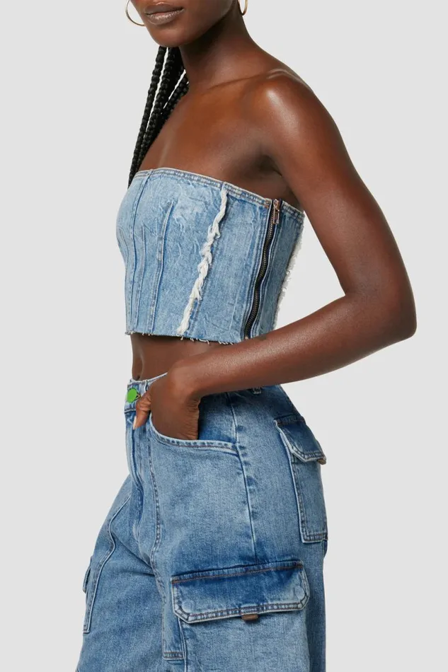 Tops and Sweaters Women Hudson Jeans Hudson X Zoe Costello Stevie Corset Top World Tour Tops and Sweaters Women Hudson Jeans Hudson X Zoe Costello Stevie Corset Top World Tour