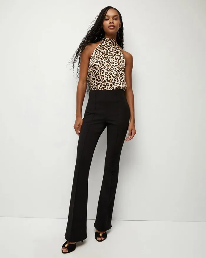 Tops and Tees Shop Veronica Beard Tanisha LeopardPrint Top Leopard