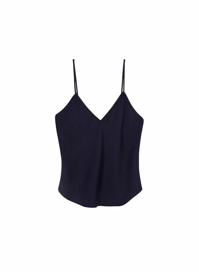Tops Women ALC Kendra Satin Camisole Evening Blue Tops Women ALC Kendra Satin Camisole Evening Blue