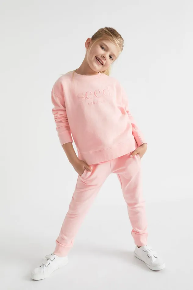 Track Pants GirlBoy Seed Heritage Core Trackpant Dusty Rose