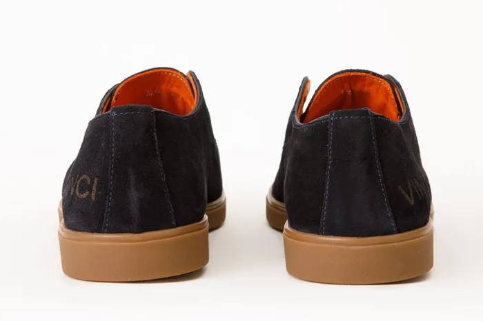 Vinci Leather Dress Shoes The Beykoz Navy Blue Chukka Loafer Shoe 8211 Men