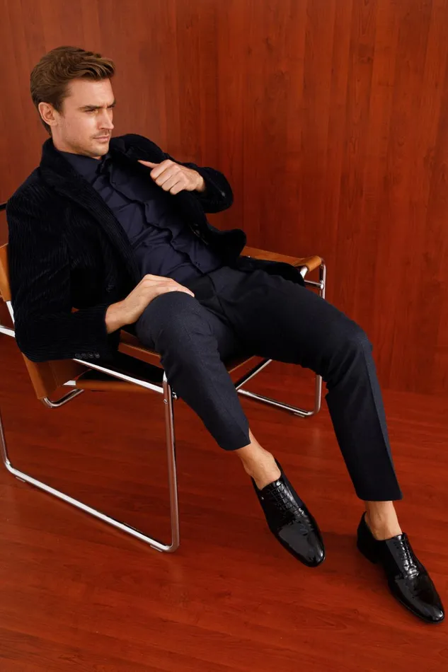 Vinci Leather Dress Shoes The Colombo Black Cap Toe Oxford Shoe 8211 Men