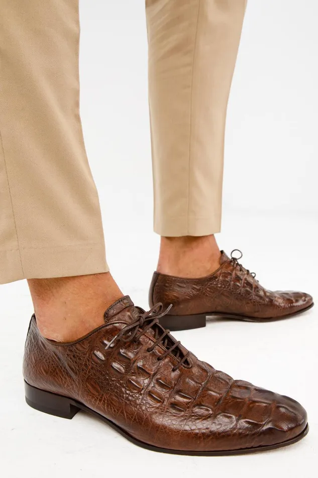 Vinci Leather Dress Shoes The Randor Brown Leather Oxford Shoe 8211 Men