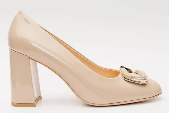 Vinci Leather Heels The Ferrara Cream Patent Leather Block Heel Pump Shoe 8211 Women Vinci Leather Heels The Ferrara Cream Patent Leather Block Heel Pump Shoe 8211 Women