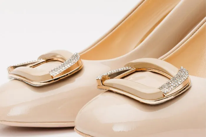 Vinci Leather Heels The Ferrara Cream Patent Leather Block Heel Pump Shoe 8211 Women