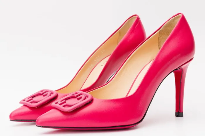 Vinci Leather Heels The Maneadero Pink Leather Pump Fuchsia Sole Shoe 8211 Women