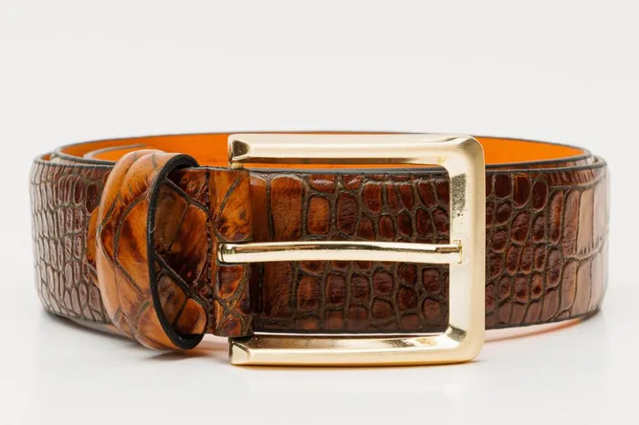 Vinci Leather Leather Belts The Monaco Brown Leather Belt 8211 Men