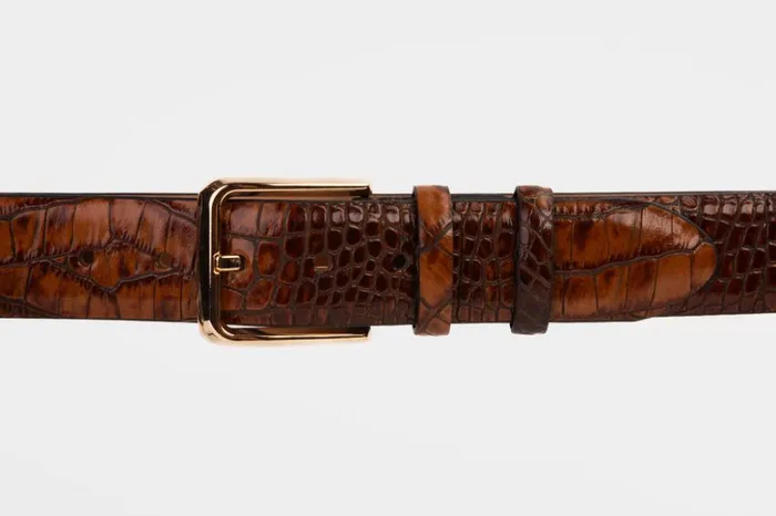 Vinci Leather Leather Belts The Monaco Brown Leather Belt 8211 Men