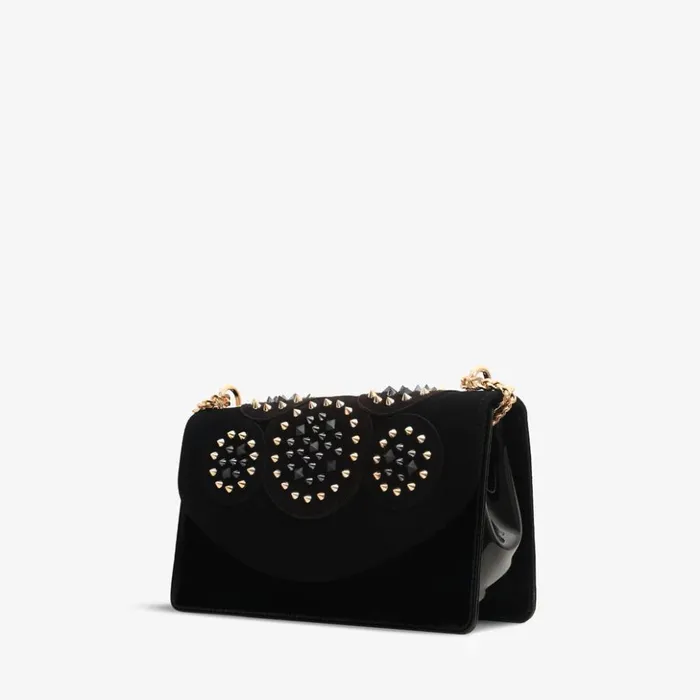 Vinci Leather Sandals The Infanta Black Spike Leather Handbag 8211 Women