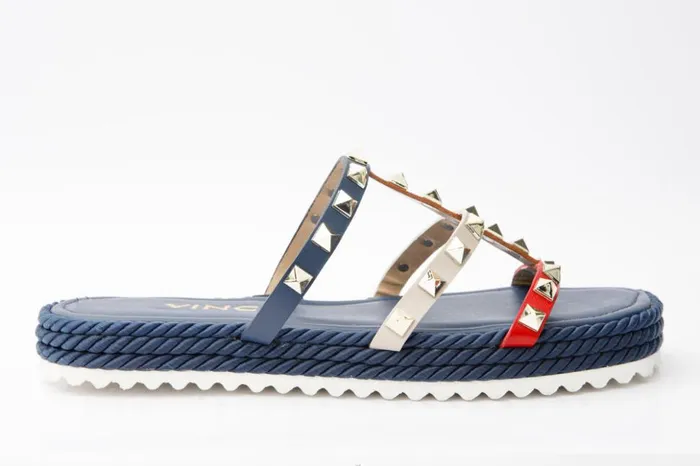 Vinci Leather Sandals The Seul Multicolor Multi Strap Flat Sandal 8211 Women