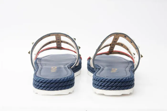 Vinci Leather Sandals The Seul Multicolor Multi Strap Flat Sandal 8211 Women