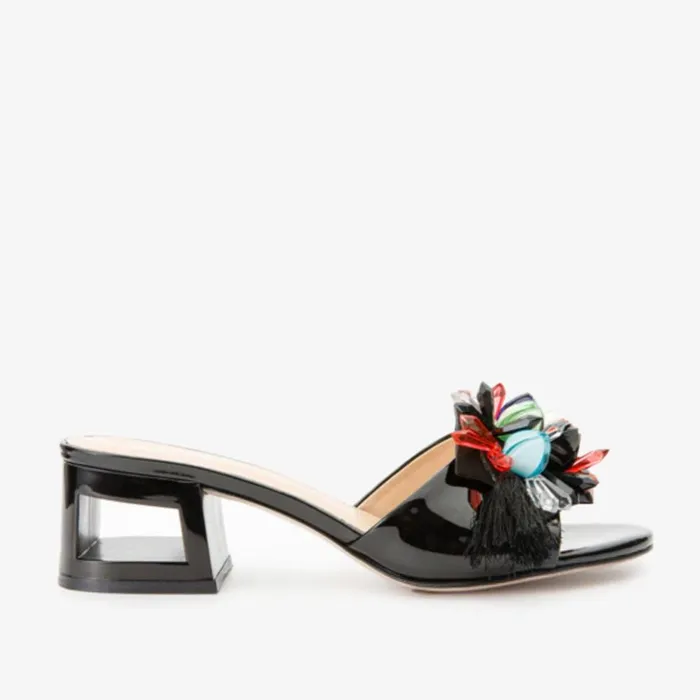Vinci Leather Sandals The Vigo Black Leather Block Heel Sandal 8211 Women