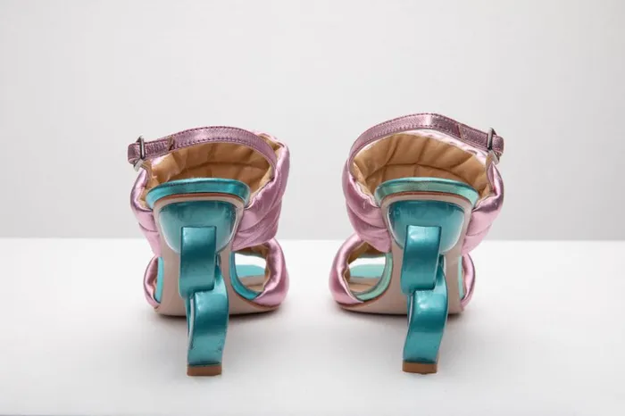 Vinci Leather Sandals The Zambra Lilac Puffer Leather Sandal 8211 Women