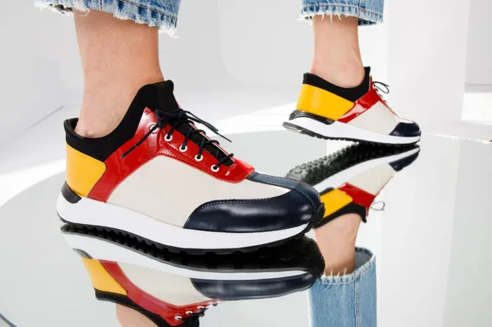 Vinci Leather Sneakers The Crapo Multicolor Leather Sneaker 8211 Women