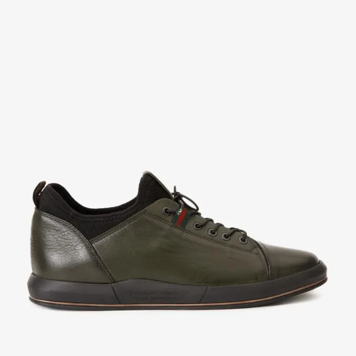 Vinci Leather Sneakers The Hoxton Green Leather Sneaker 8211 Men