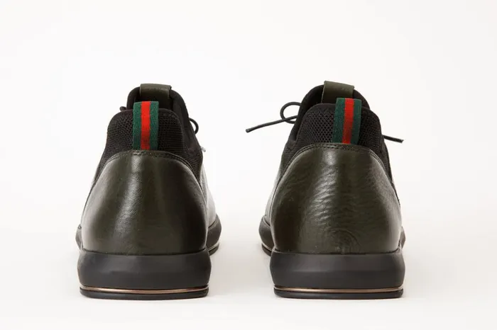 Vinci Leather Sneakers The Hoxton Green Leather Sneaker 8211 Men