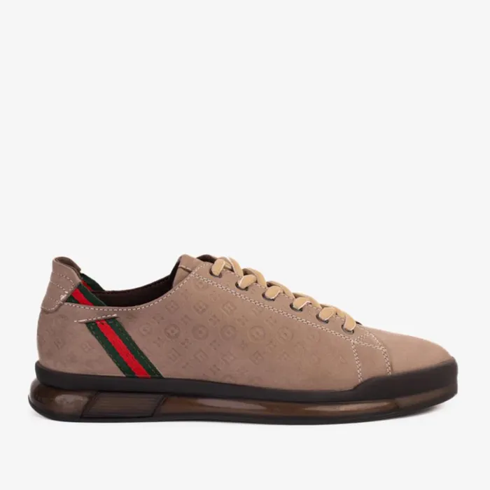 Vinci Leather Sneakers The Journey Beige Leather Sneaker 8211 Men