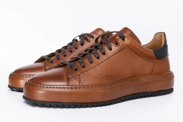 Vinci Leather Sneakers The Noble Tan Leather Sneaker 8211 Men