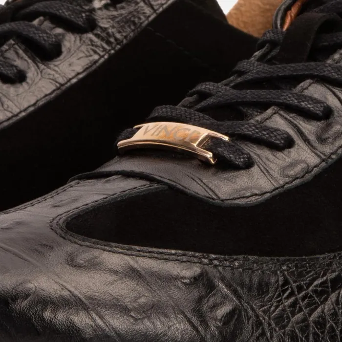 Vinci Leather Sneakers The Savamala Black Leather Sneaker 8211 Men