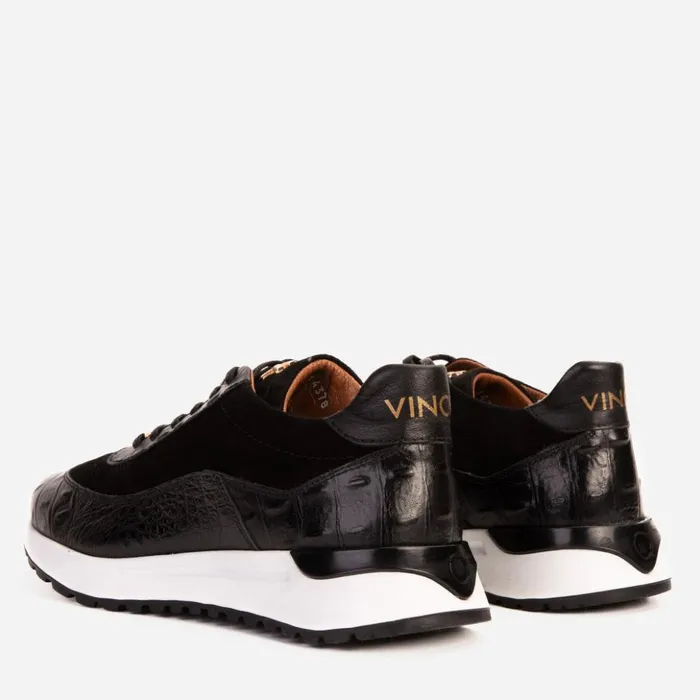 Vinci Leather Sneakers The Savamala Black Leather Sneaker 8211 Men