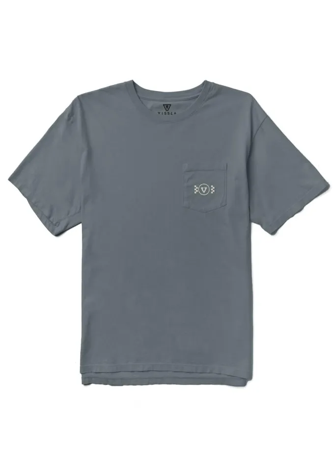 Vissla Lounge Premium Pkt Tee Graphite Men Vissla Tees
