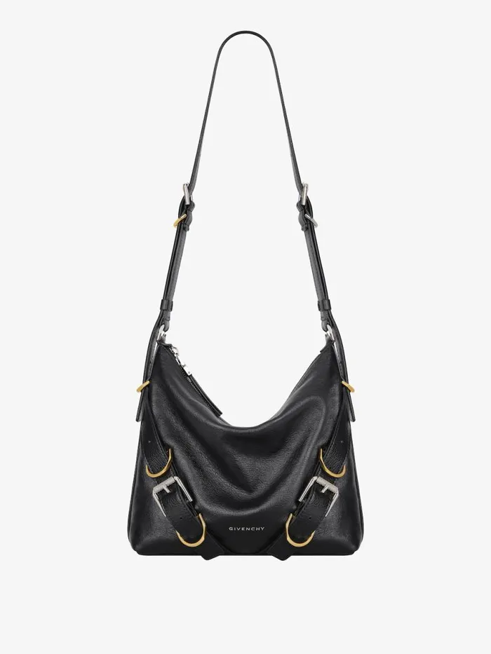 Voyou Crossbody Bag In Leather Black Women Givenchy Crossbody Bags