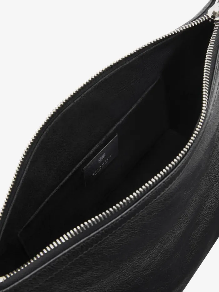 Voyou Crossbody Bag In Leather Black Women Givenchy Crossbody Bags