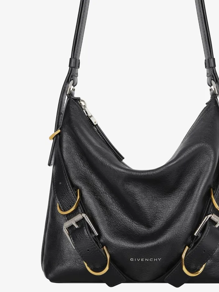 Voyou Crossbody Bag In Leather Black Women Givenchy Crossbody Bags