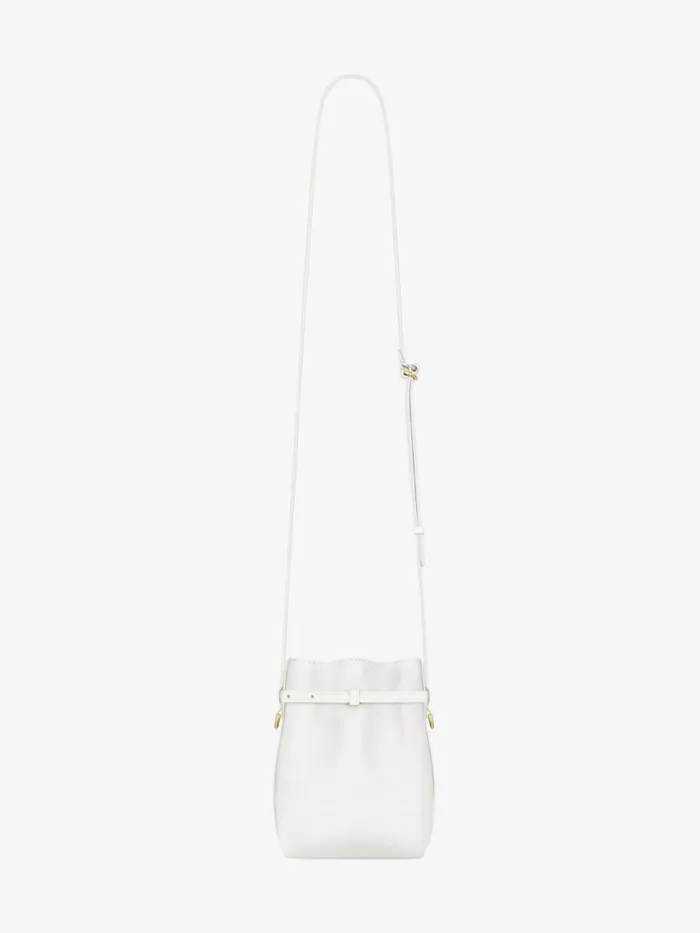 Voyou Phone Pouch In Leather Ivory Women Givenchy Micro Bags
