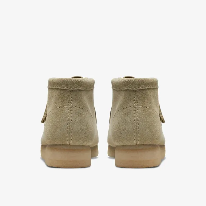 Wallabee Boot Maple Suede Women Clarks Boots and Booties