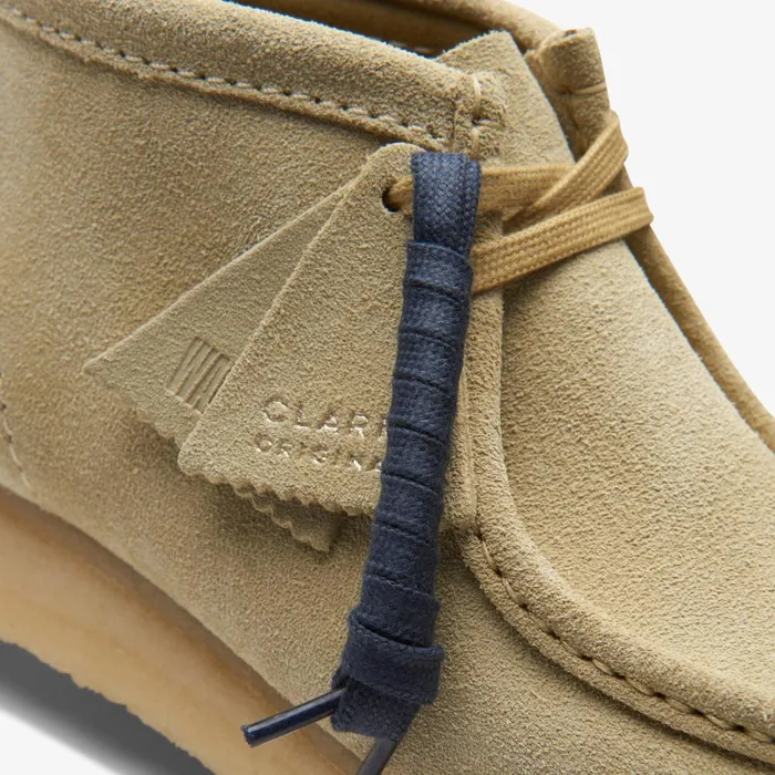 Wallabee Boot Maple Suede Women Clarks Boots and Booties