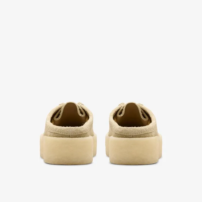 Wallabee Cup Lo Light Maple Women Clarks Clogs and Mules
