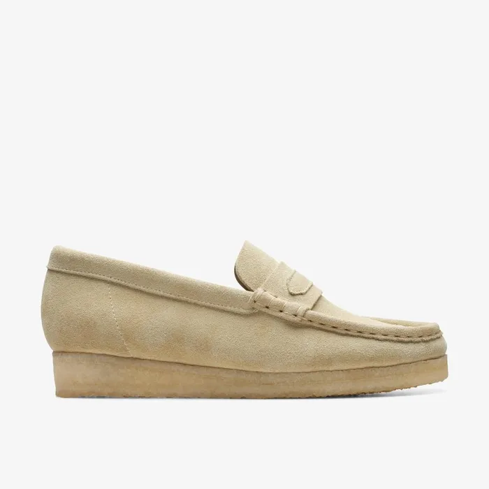 Wallabee Loafer Maple Suede Women Clarks SlipOns