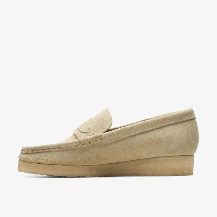 Wallabee Loafer Maple Suede Women Clarks SlipOns