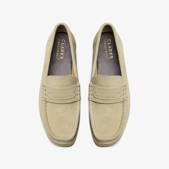 Wallabee Loafer Maple Suede Women Clarks SlipOns